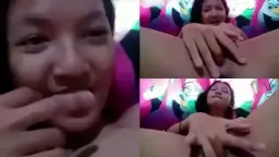 Daun Masih Muda Cantik Colok Memek Perawan