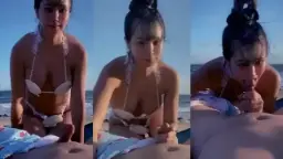 Disepong Ayang di Pantai Saat Liburan
